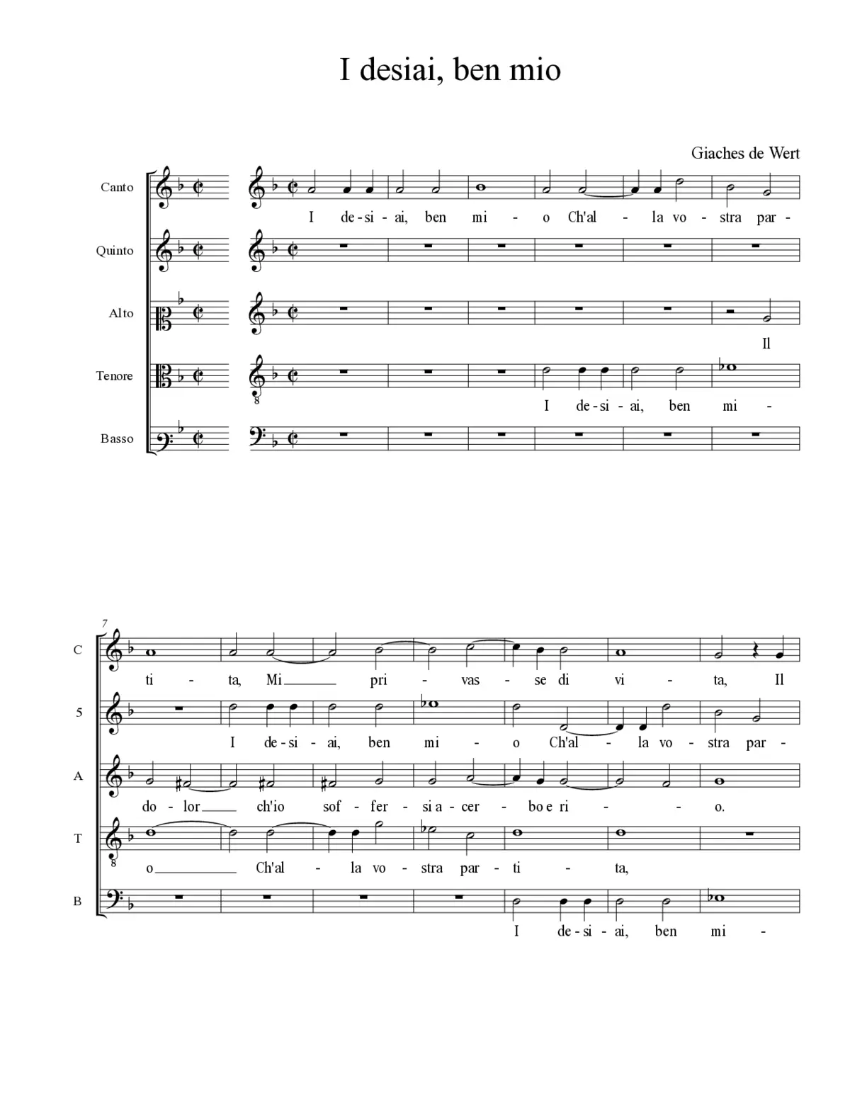I desiai, ben mio - Page 1