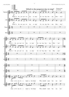 Which is the properest day to sing?