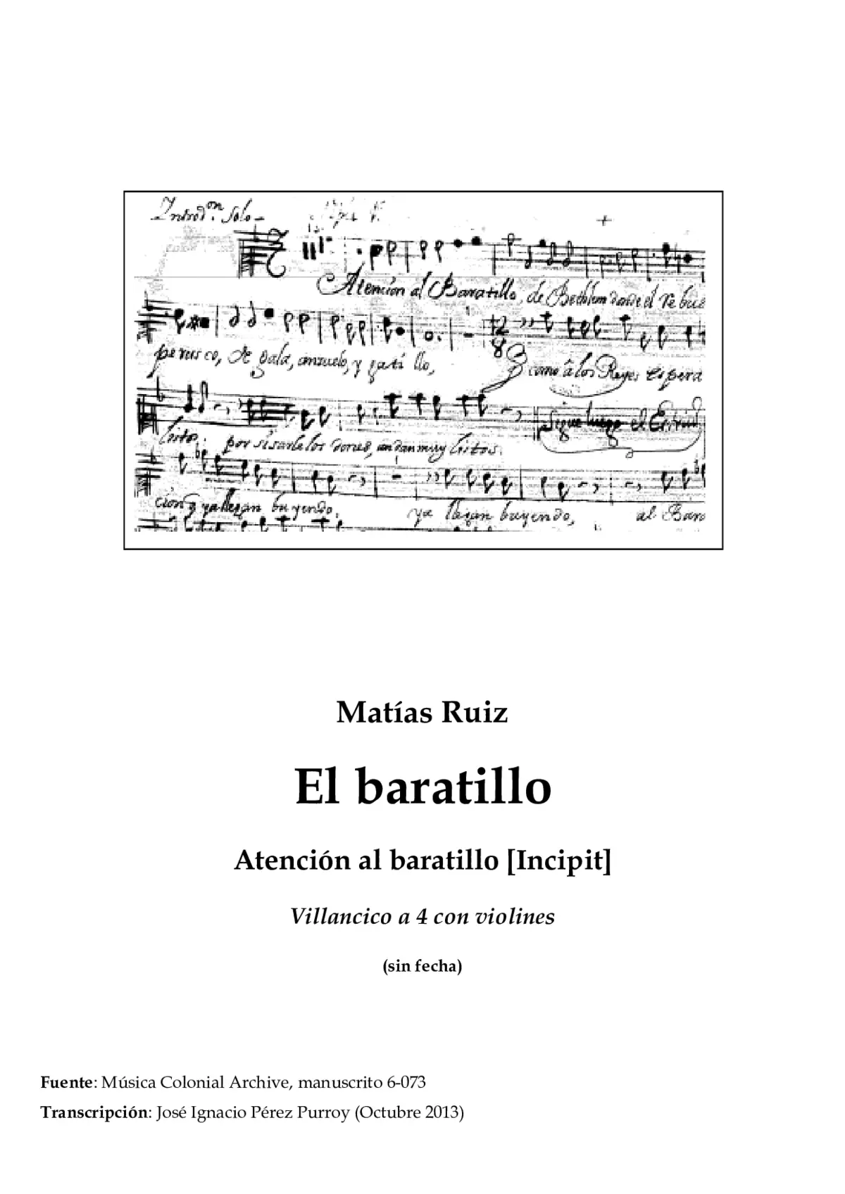 El baratillo - Page 1