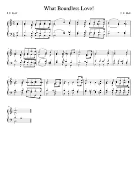 What boundless love did Jesus show