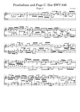 Prelude and Fugue in C major BWV 846