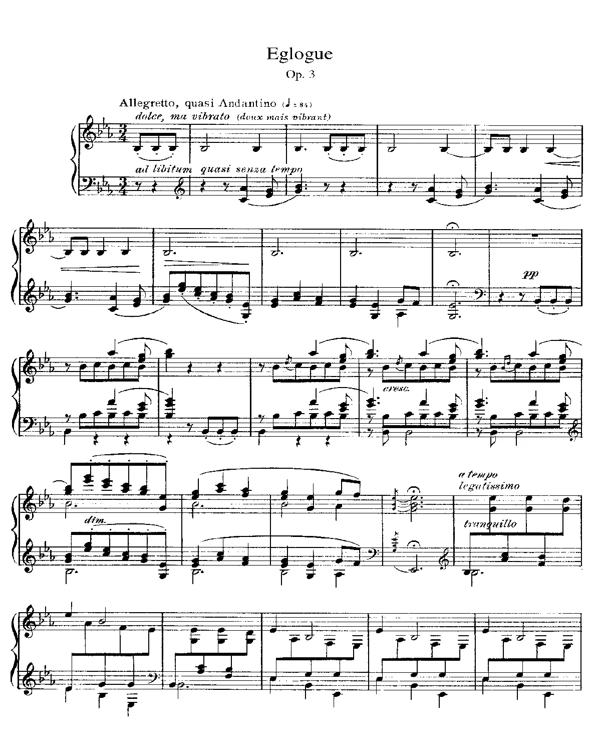 Eglogue - Page 1
