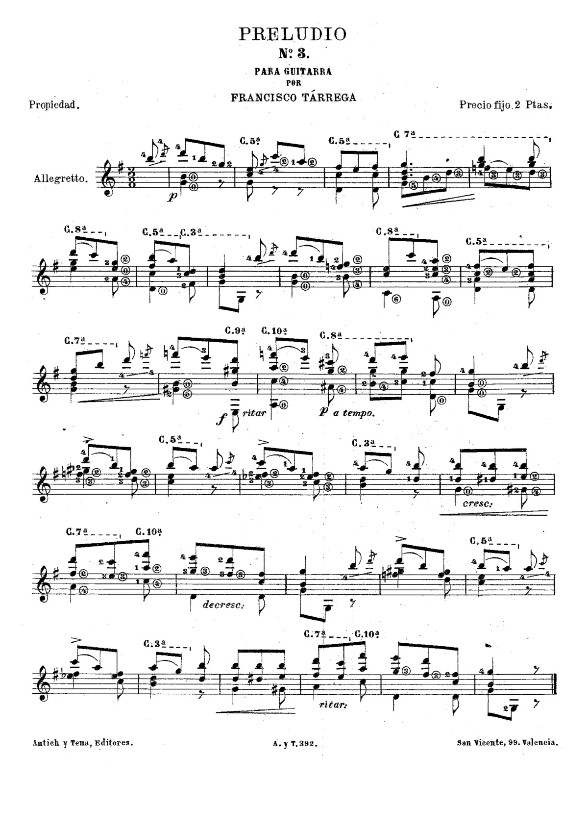 Prelude No.3 - Page 1