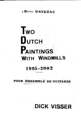 Two Dutch Paintings With Windmills