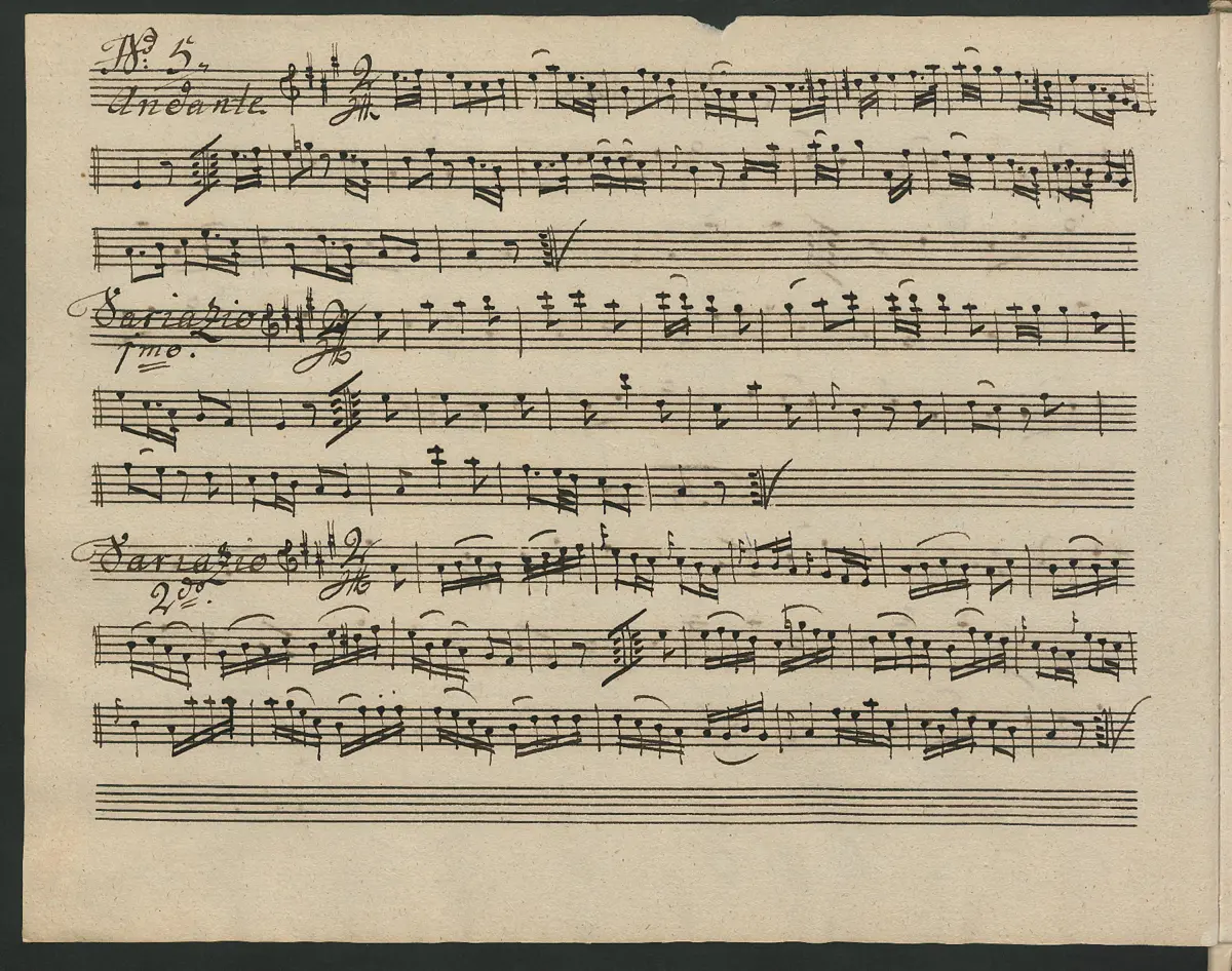 Baryton Trio in A major - Page 1