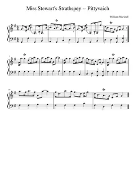 Miss Stewart's Strathspey -- Pittyvaich