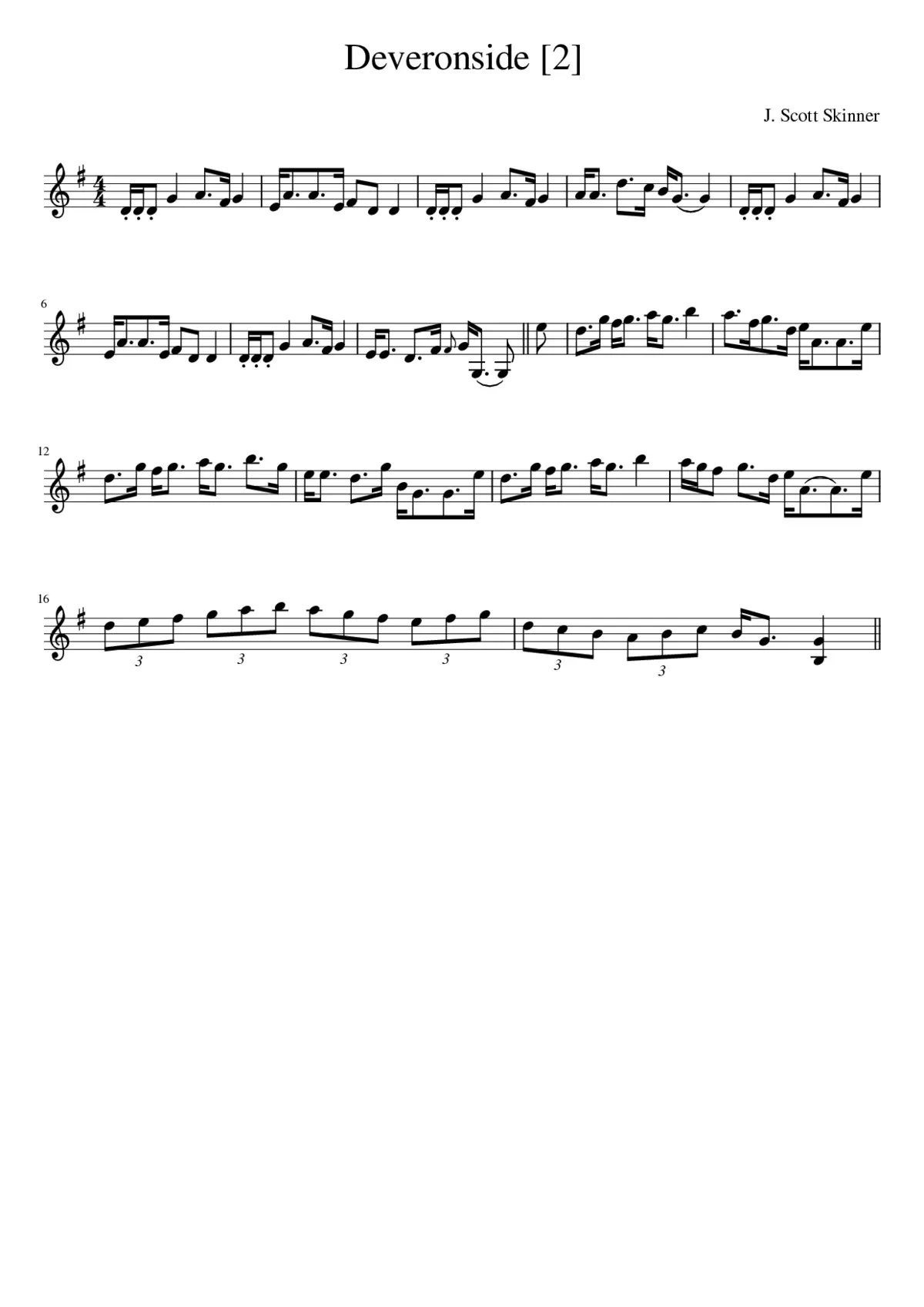 Deveronside - Page 1