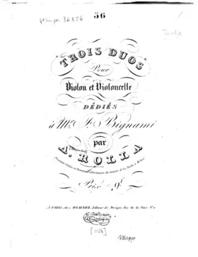 3 Duos for Violin and Violoncello