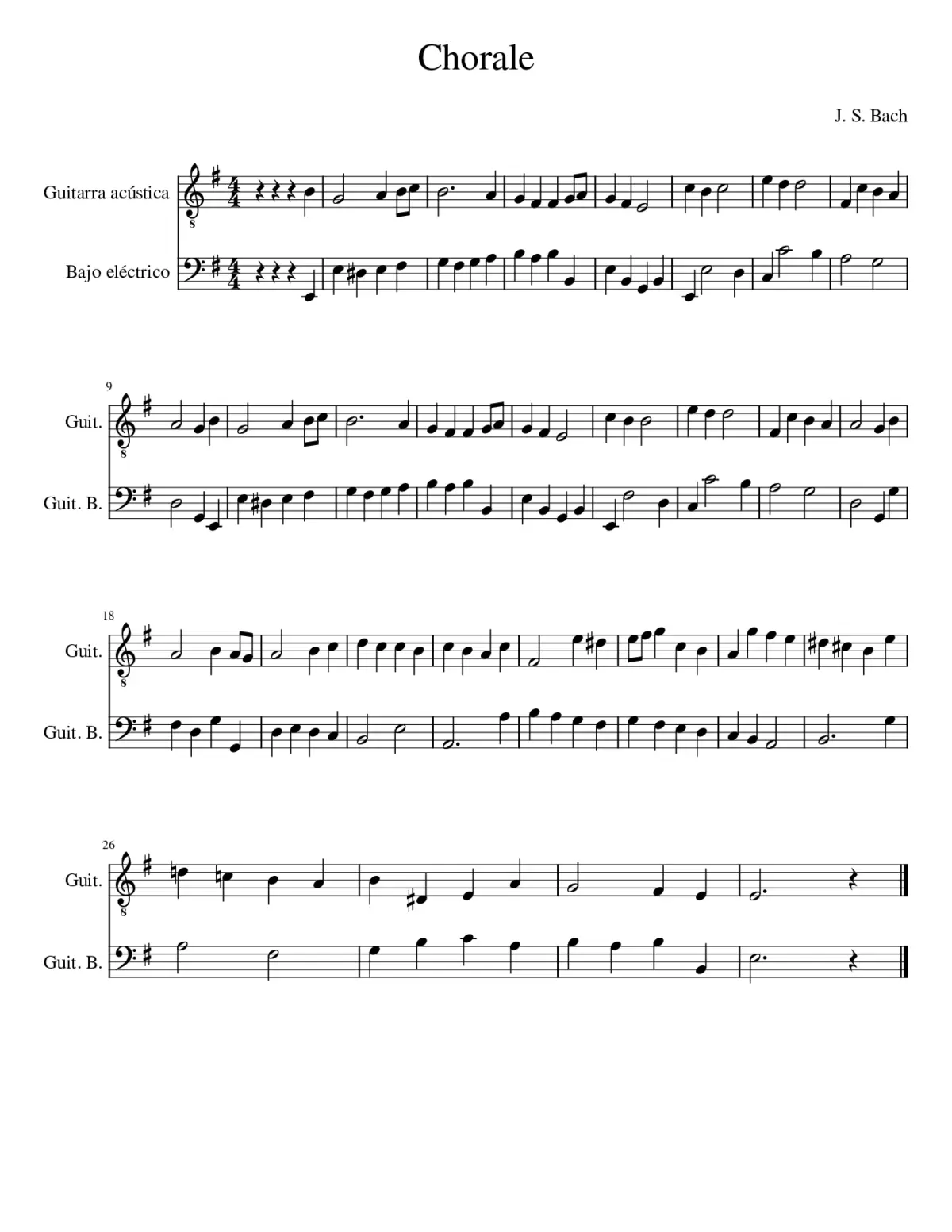 Chorale - Page 1