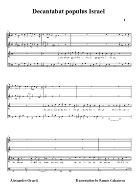 Decantabat populus Israel