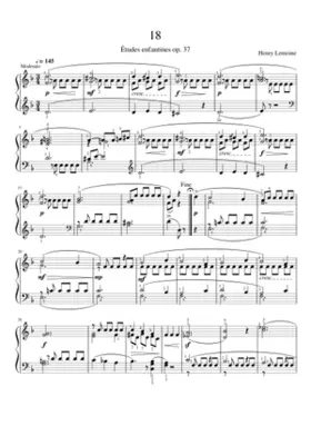 Études enfantines Op.37