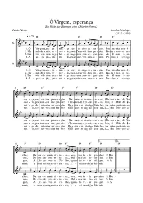 Es blüht der Blumen eine (Marienblume)