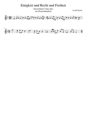 Einigkeit und Recht und Freiheit