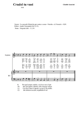 Crudel, tu vuoi partire