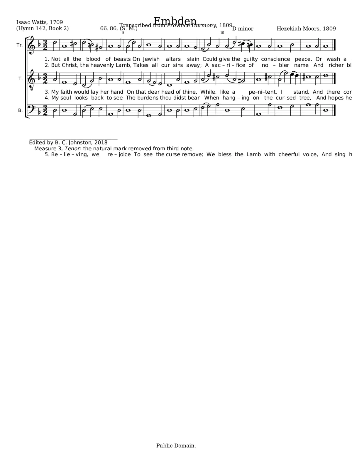 Embden - Hezekiah Moors - Page 1