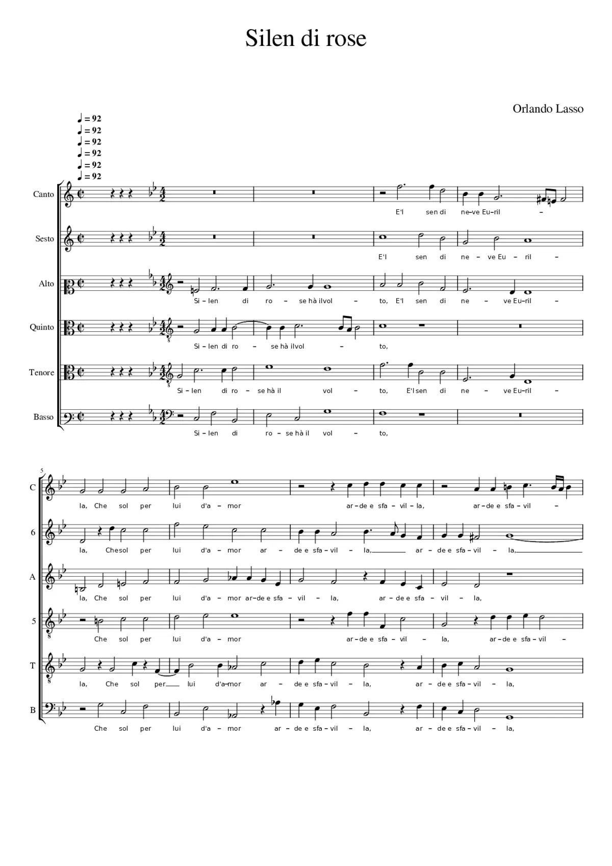 Silen di rose - Page 1