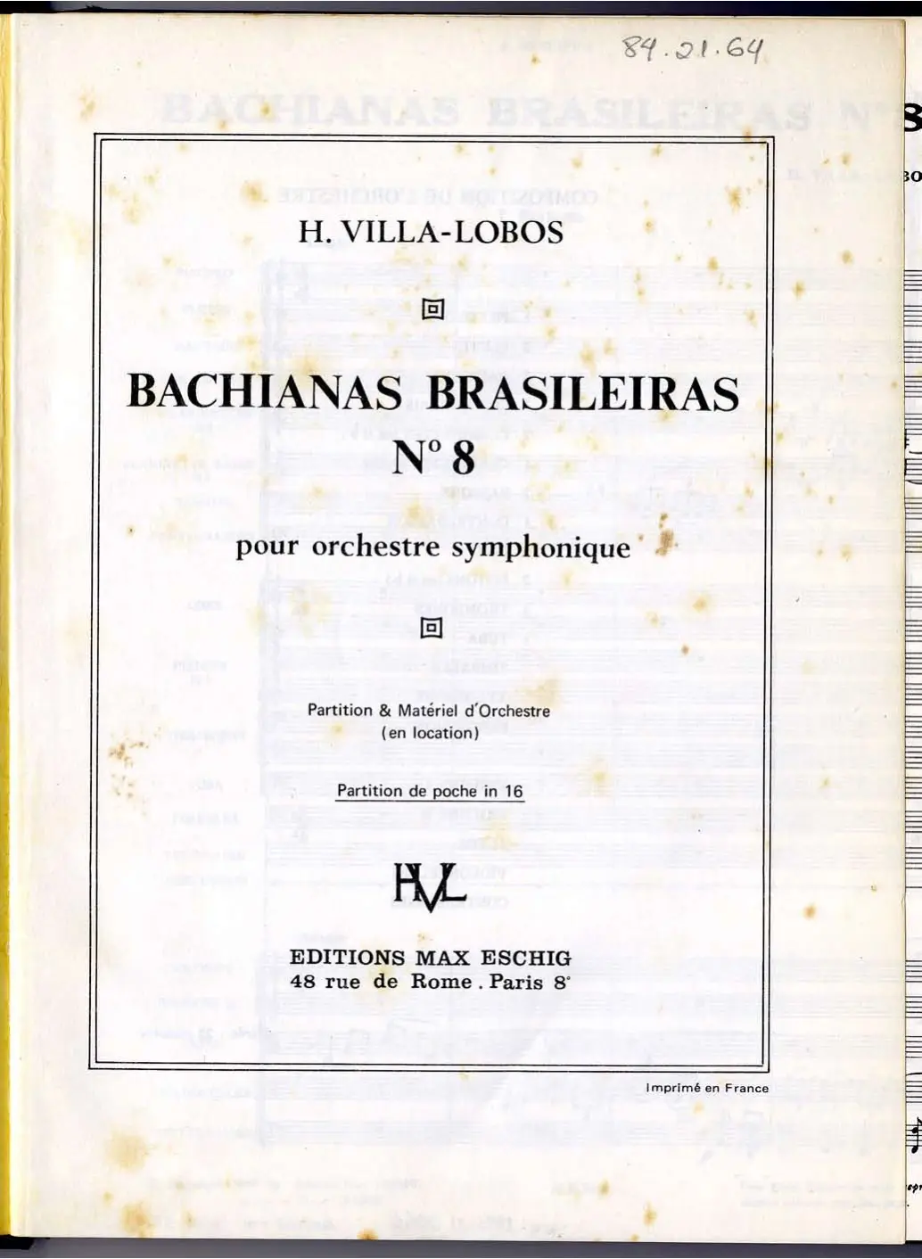 Bachianas brasileiras No.8 - Page 1