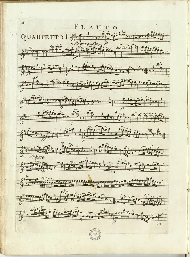Divertimento in D major, Hob.II:D9 - Page 1