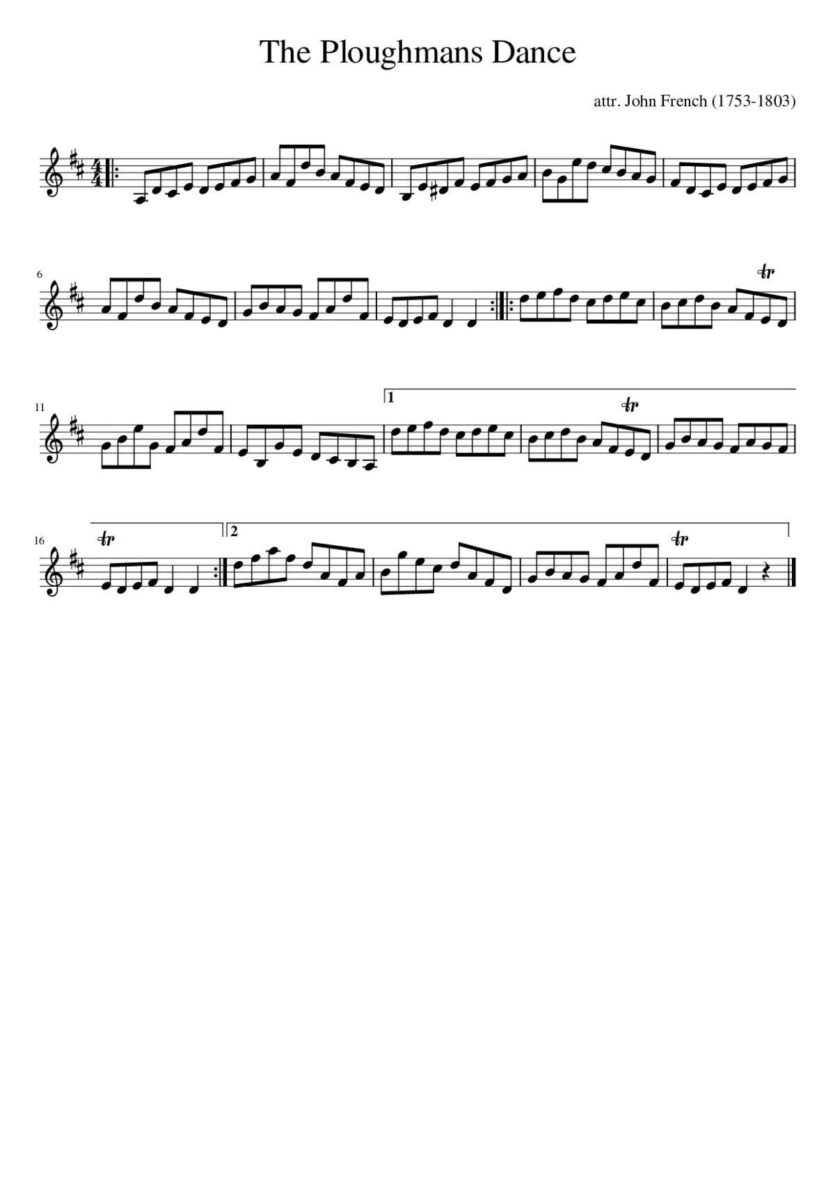 the Ploughmans Dance - Page 1