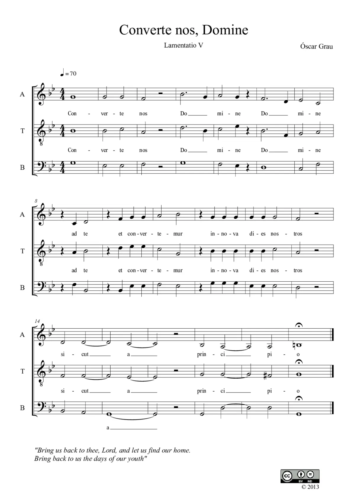 Converte nos, Domine - Page 1