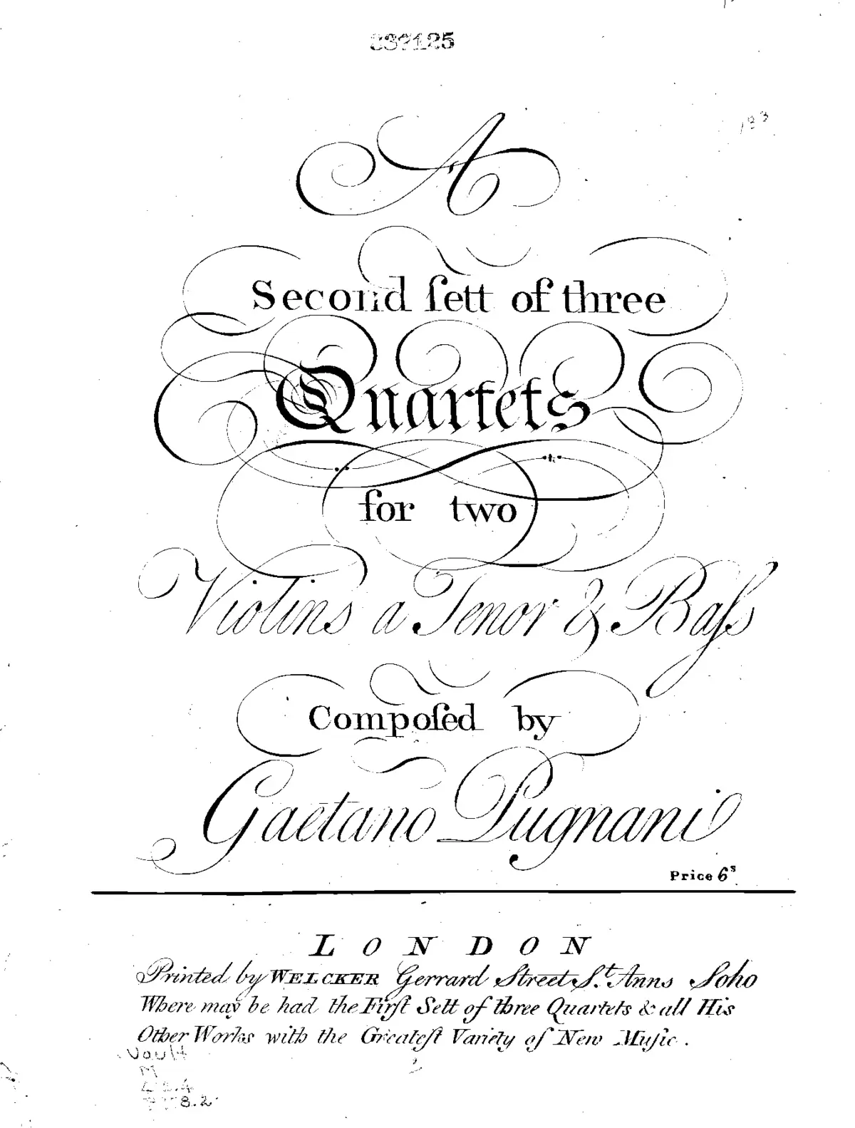 3 Quartets, Set 2 - Page 1