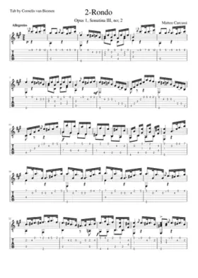 Rondo Opus 1 Sonatina III no; 2