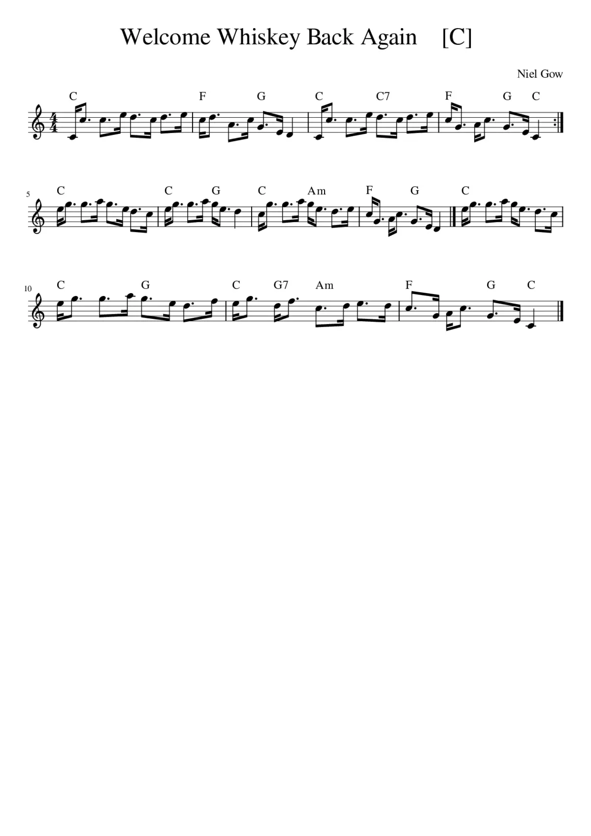 Welcome Whiskey Back Again - Page 1