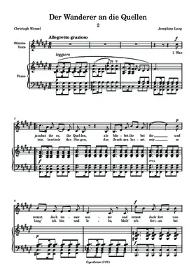 Der Wanderer an die Quellen