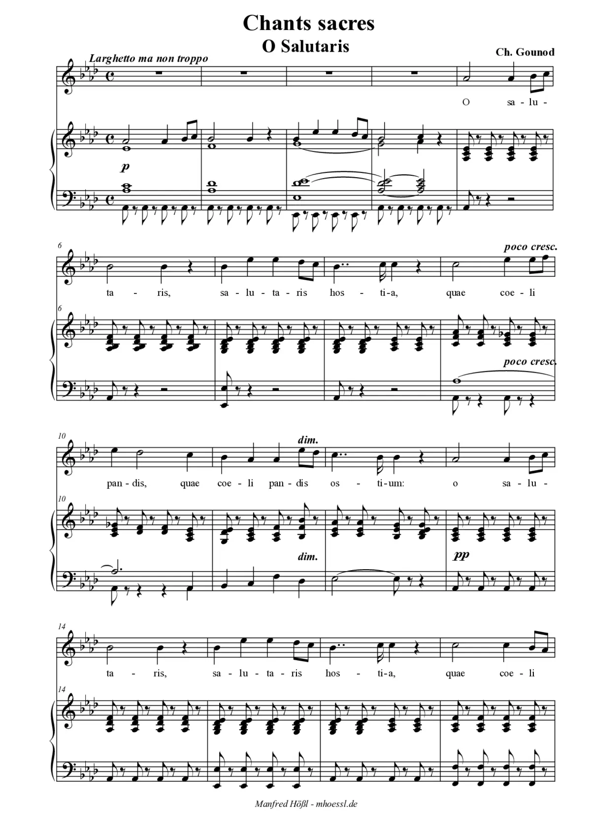 10 Motetten - Page 1