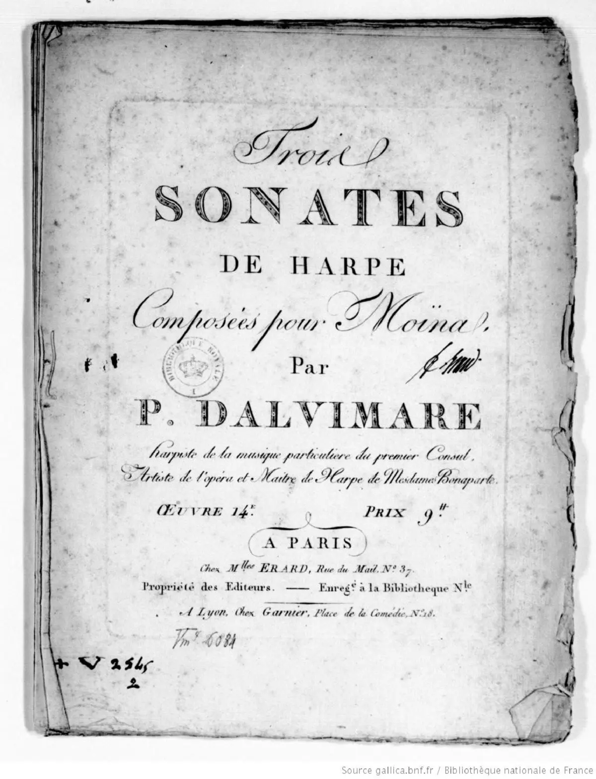 3 Harp Sonatas - Page 1