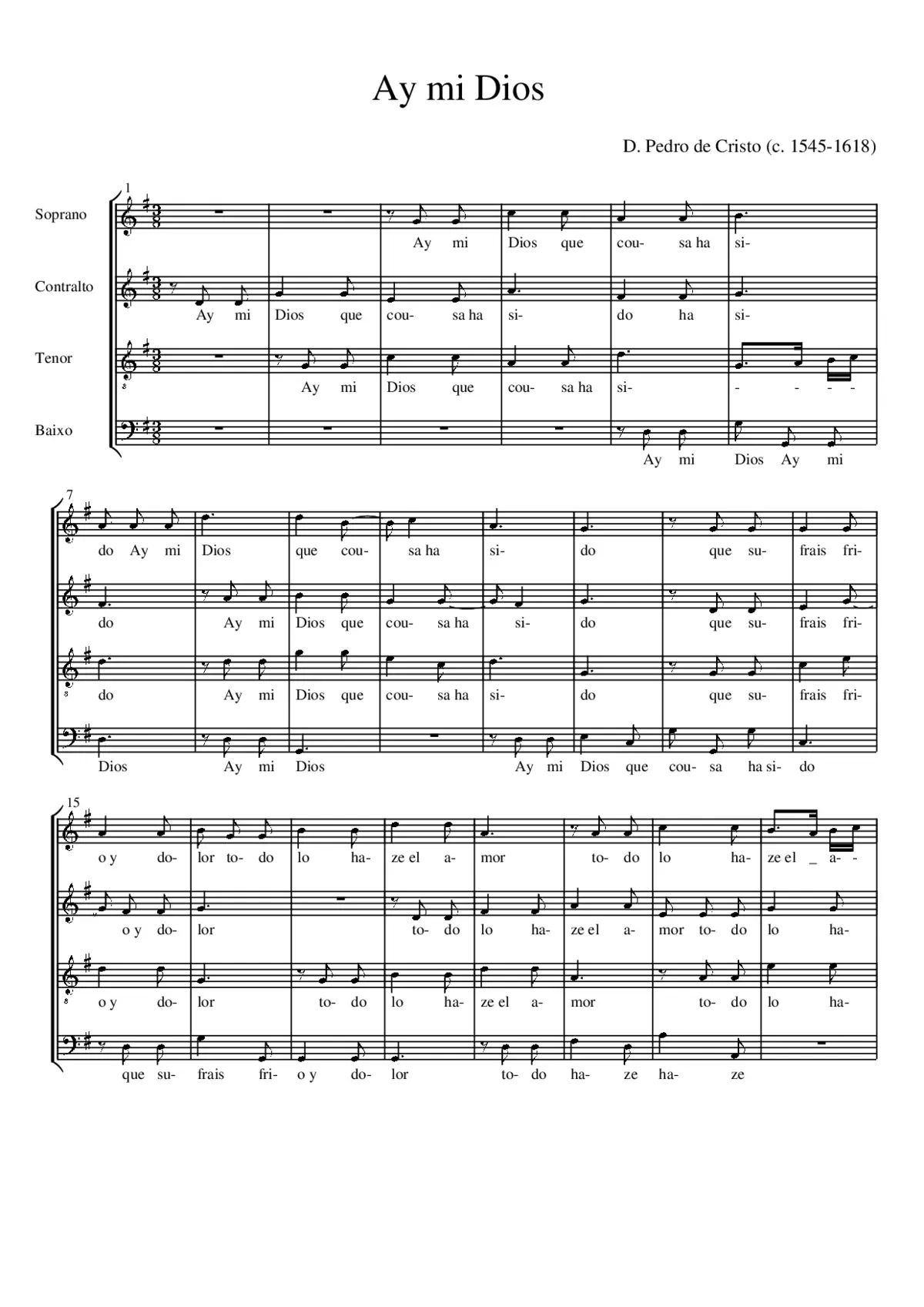Ay mi Dios - Page 1