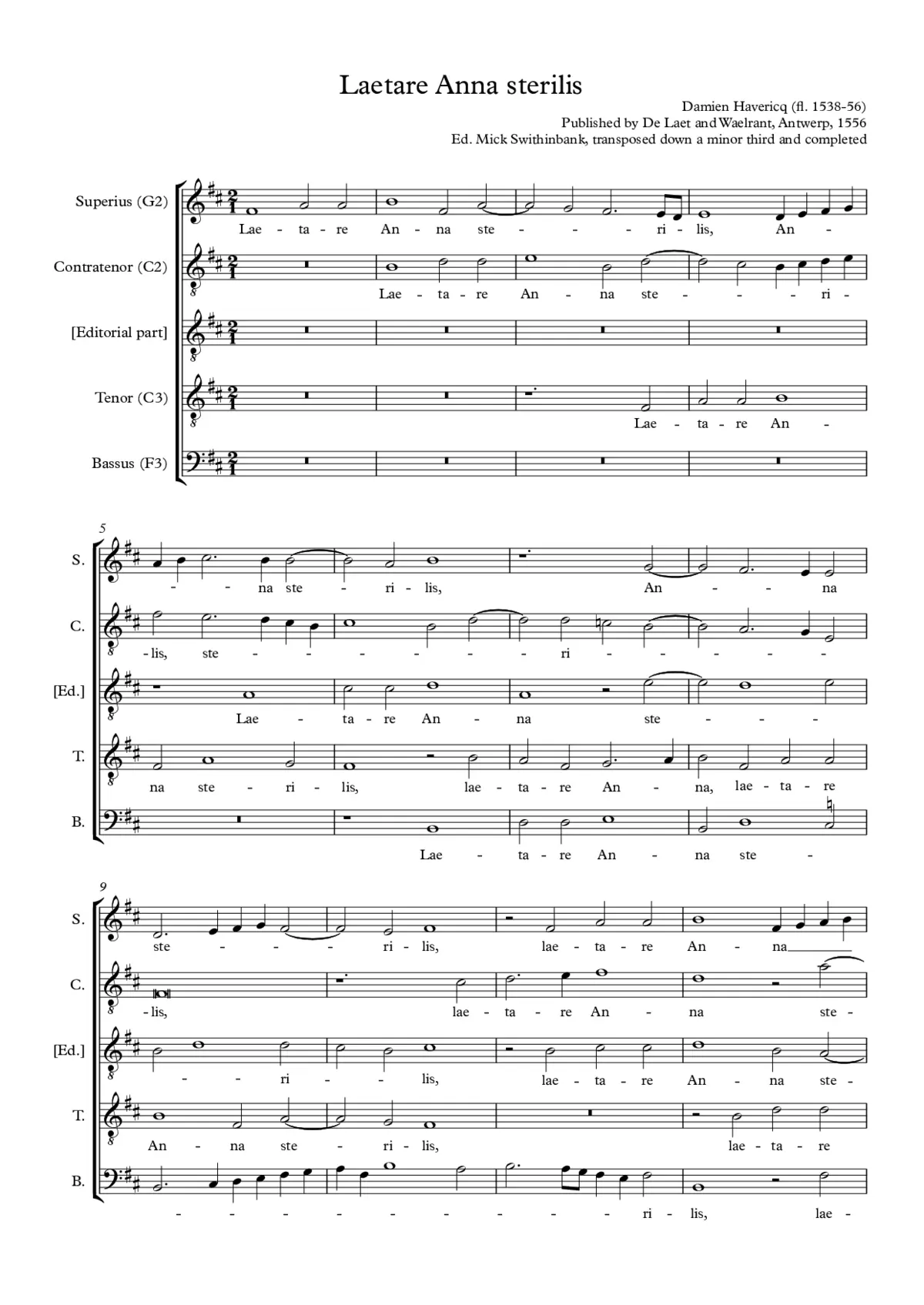 Laetare Anna sterilis - Page 1