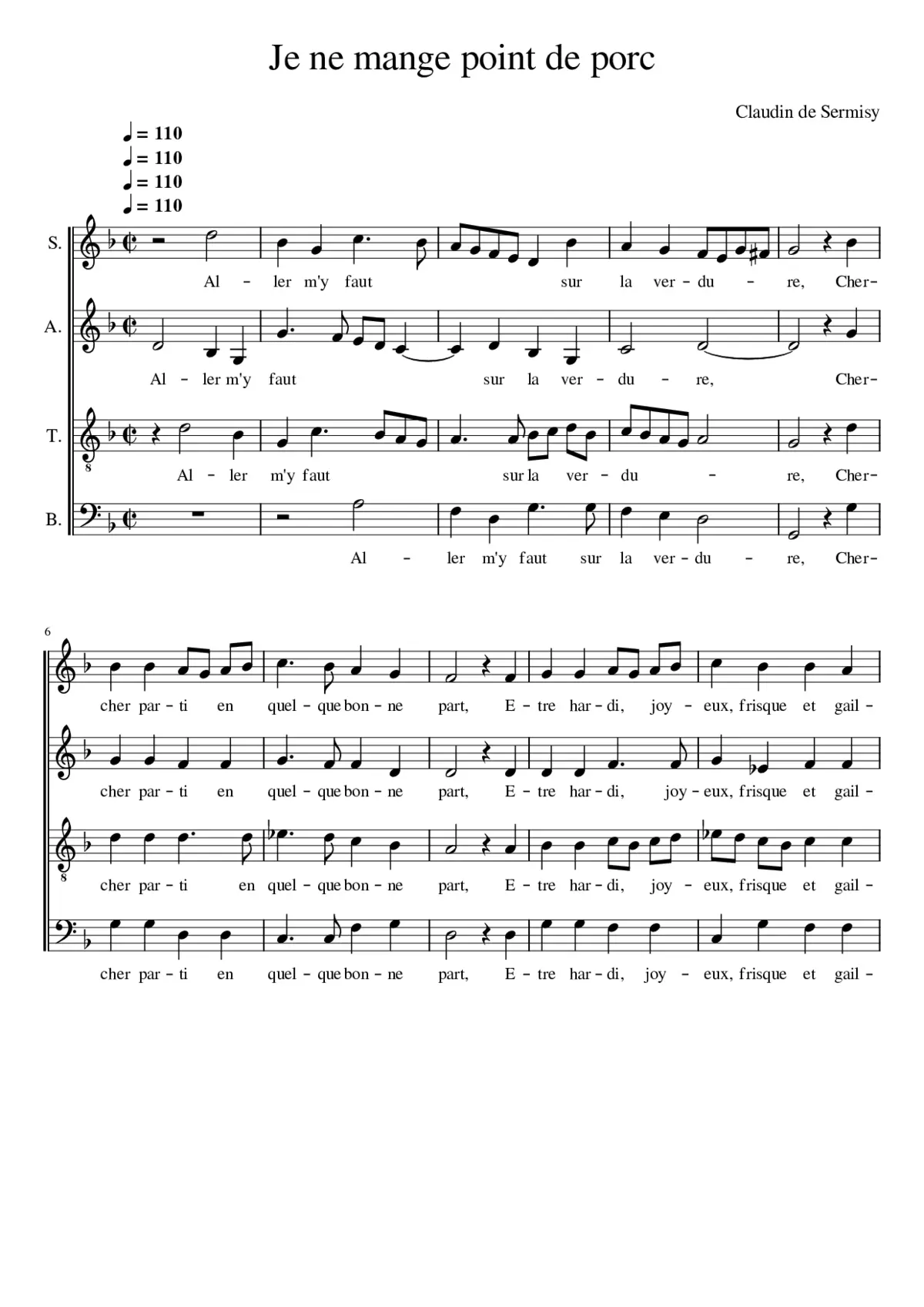 Aller m'y faut - Page 1