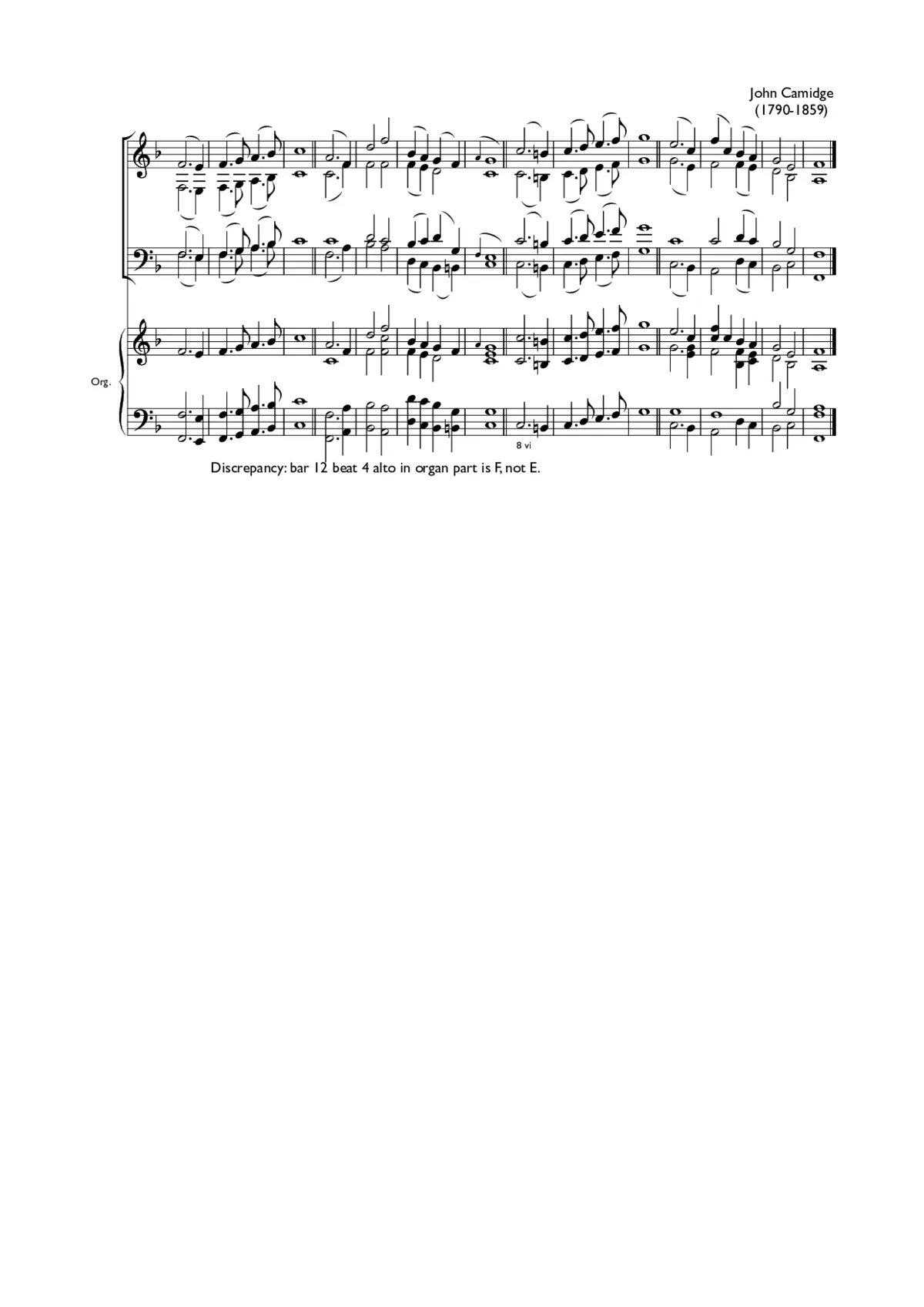 Double chant in F major III - Page 1