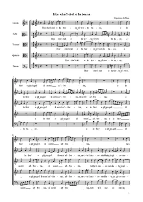 Hor che'l ciel e la terra