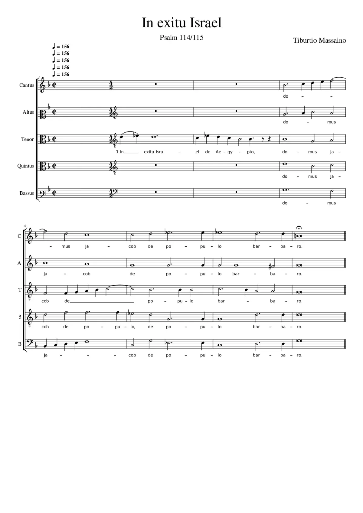 In exitu Israel - Page 1
