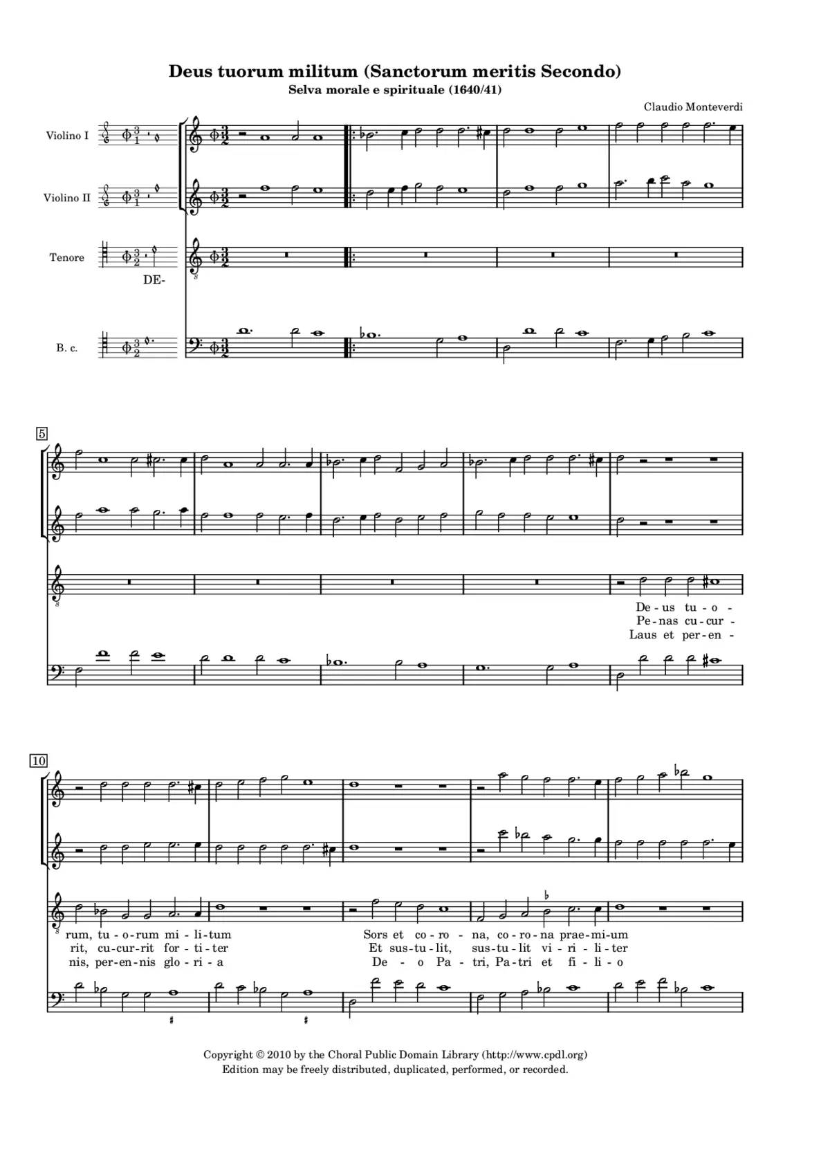 Deus tuorum militum I - Page 1