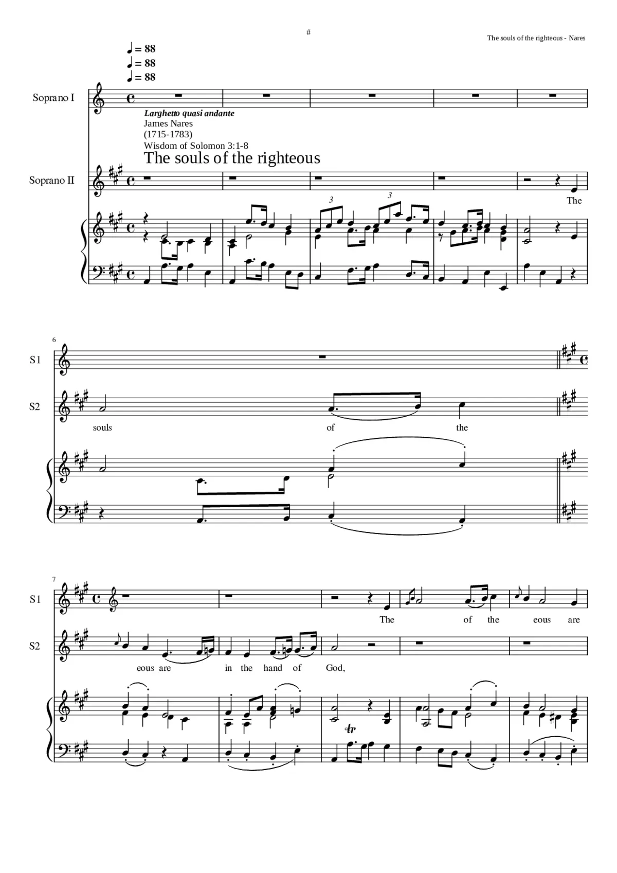 The souls of the righteous - Page 1