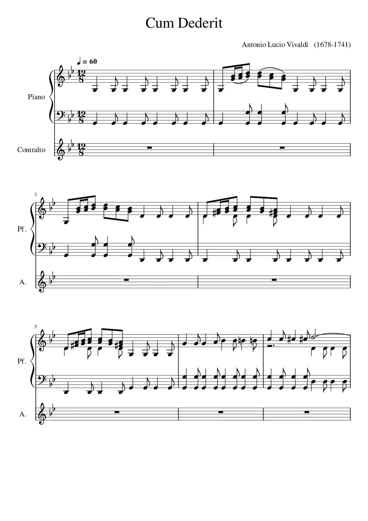 Nisi Dominus RV 803 - Page 1