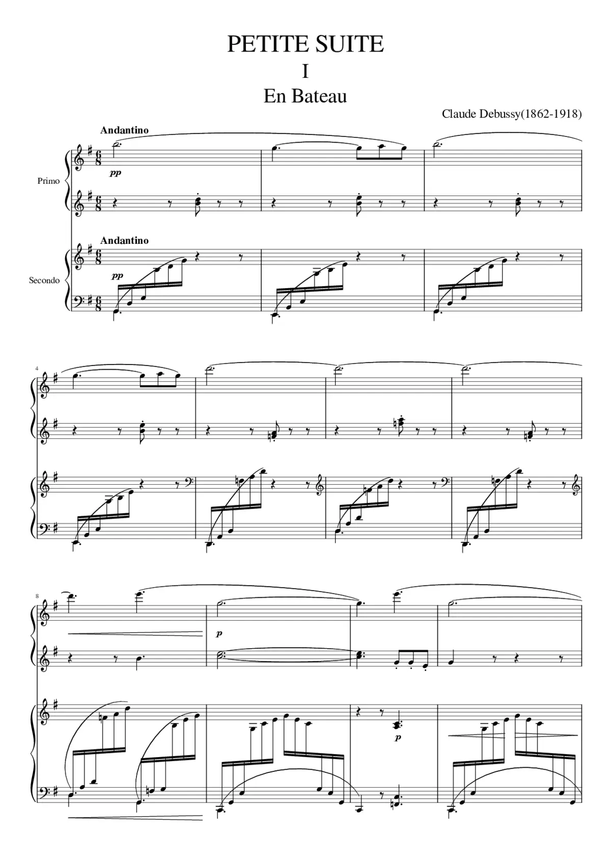 Petite suite - Page 1