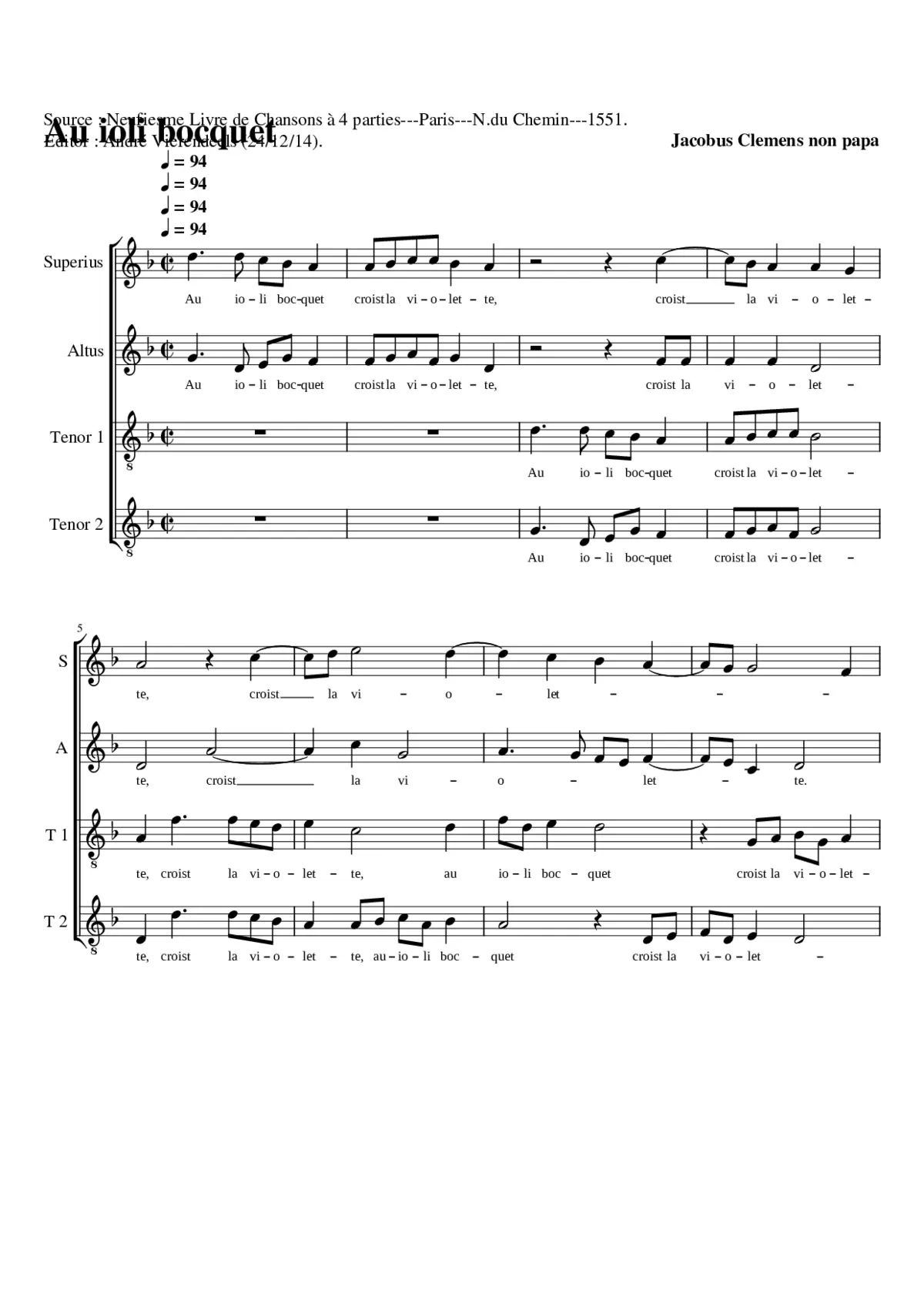 Au joly bocquet croist la violette - Page 1
