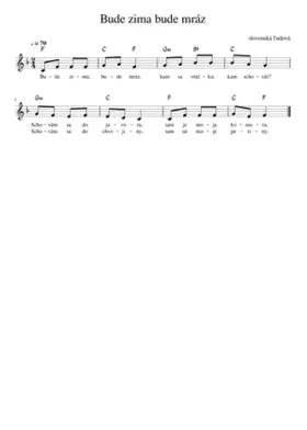 Bude zima bude mráz