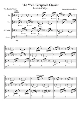 the well-tempered clavier - book 1 - no 1 prelude in c major bwv 846