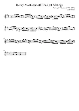 Henry MacDermott Roe (1st Setting)