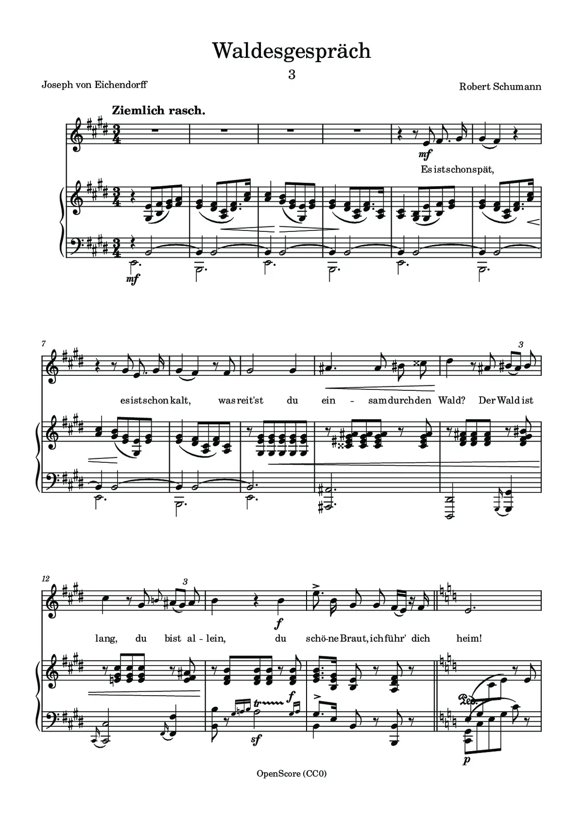 Waldesgespräch - Page 1