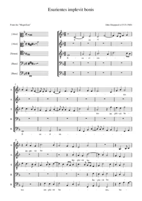 Esurientes implevit bonis