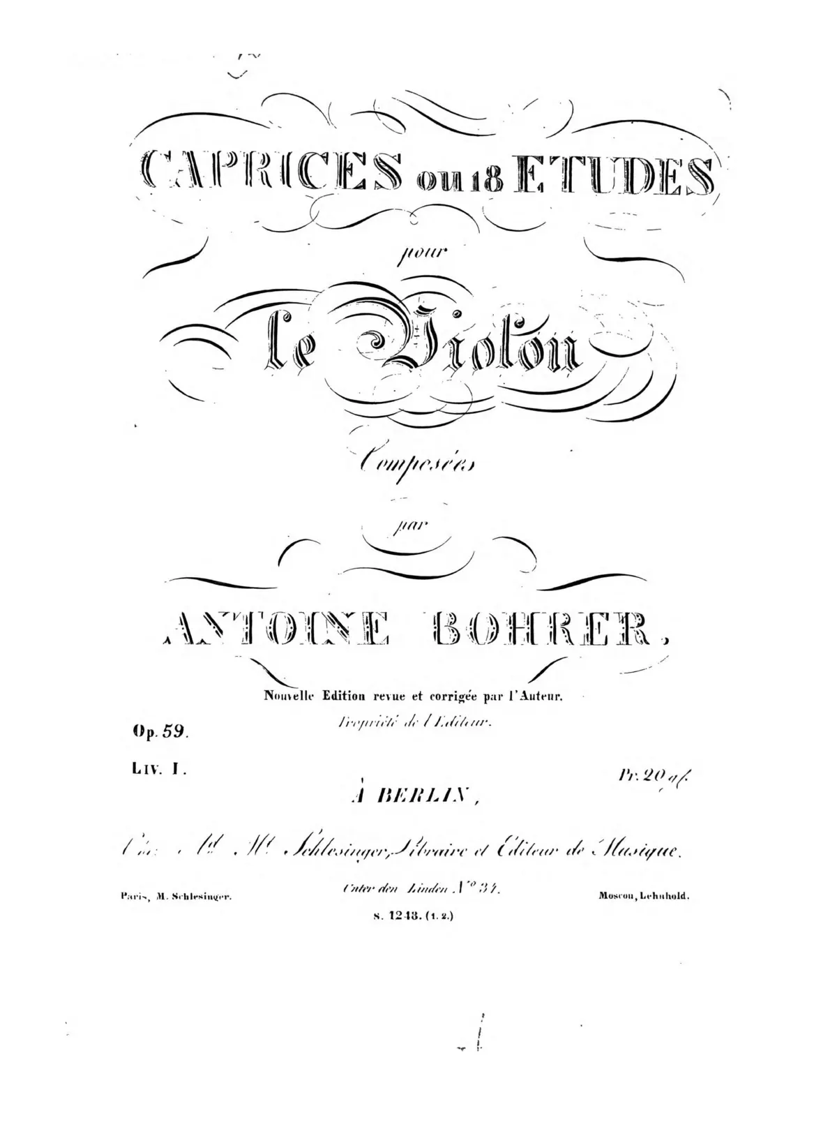 18 Caprices or Etudes - Page 1