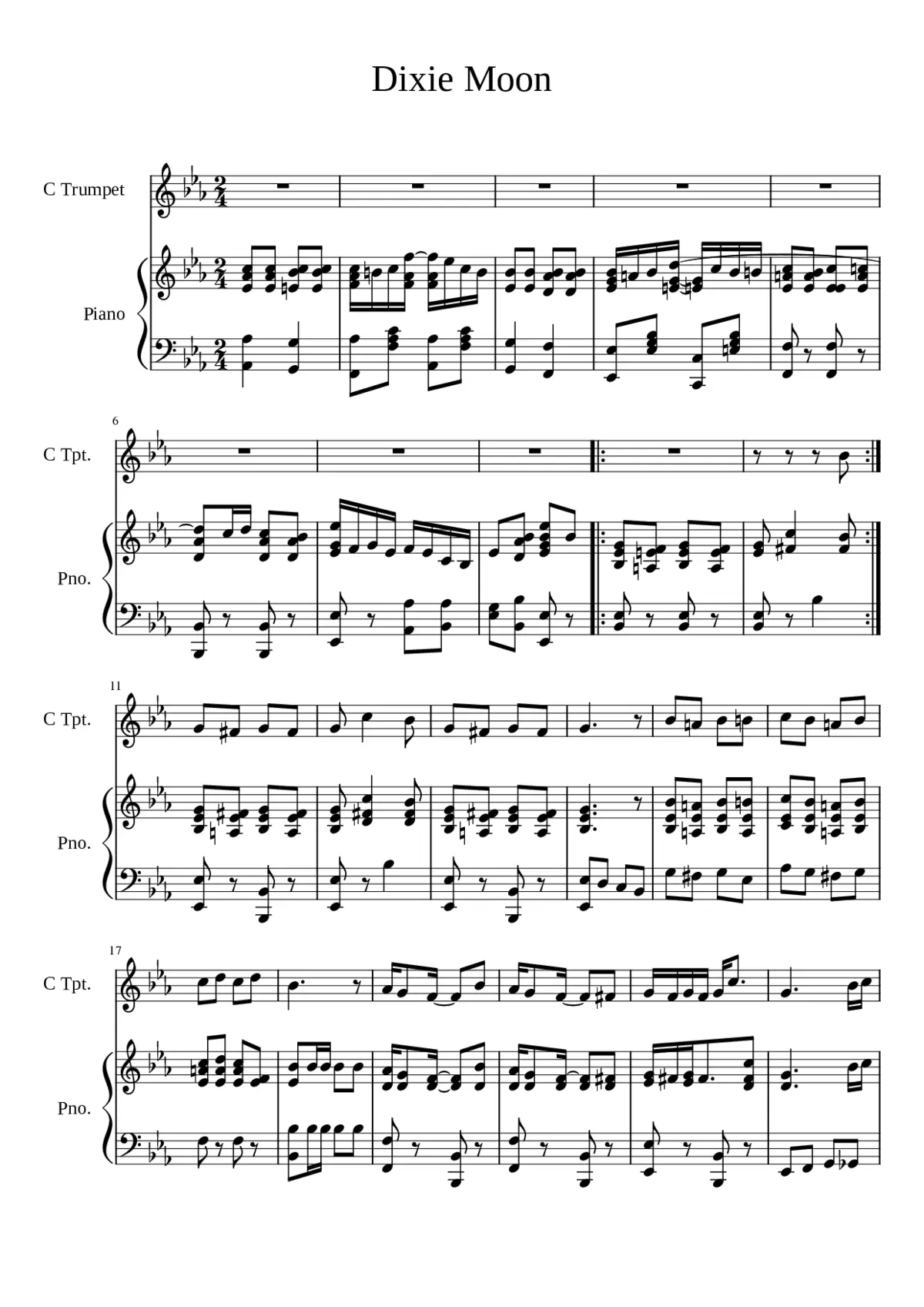 Minuet for These Hoes - Page 1