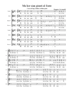 Ma hor sian giunti al fonte