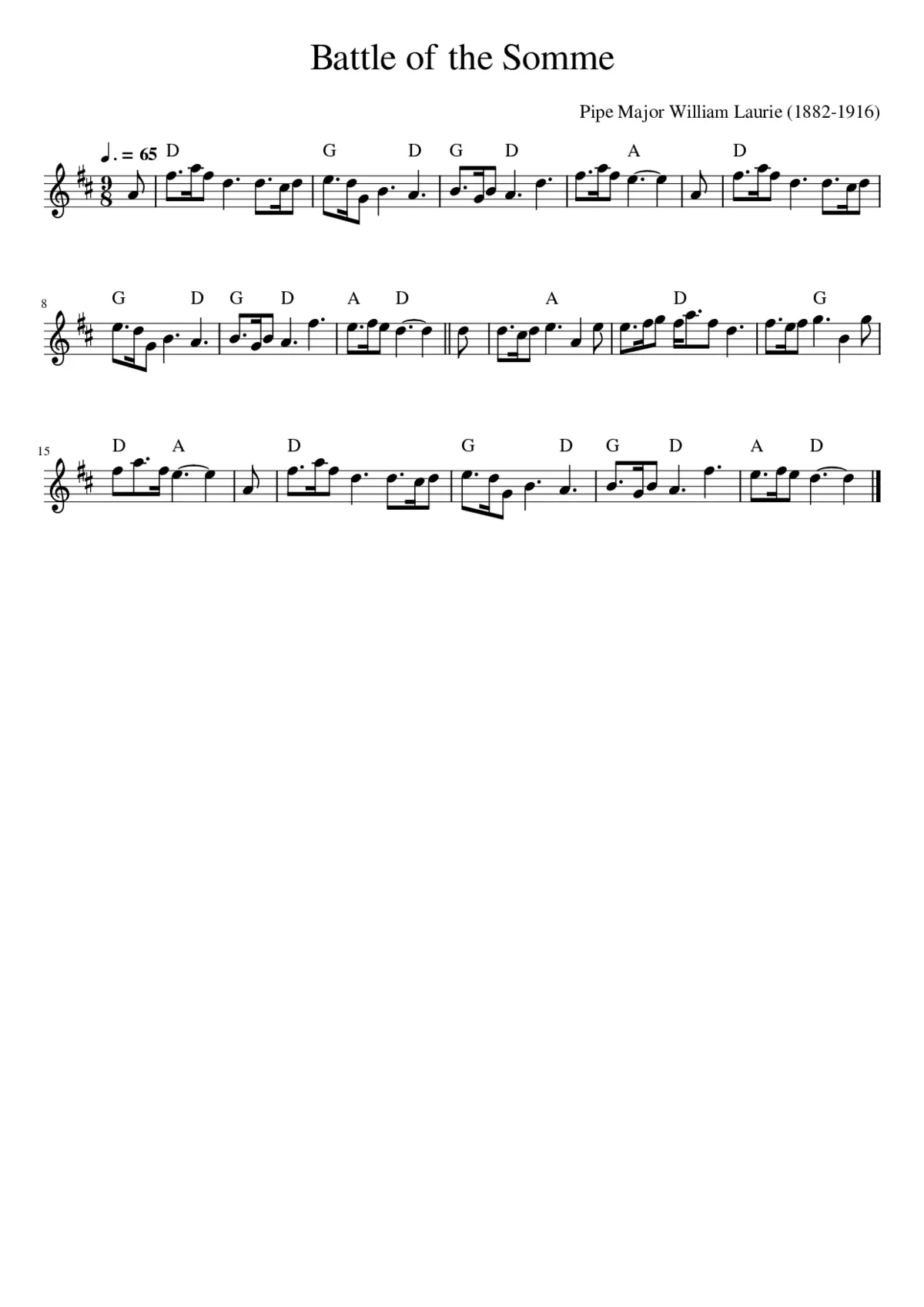 the Battle of the Somme - Page 1